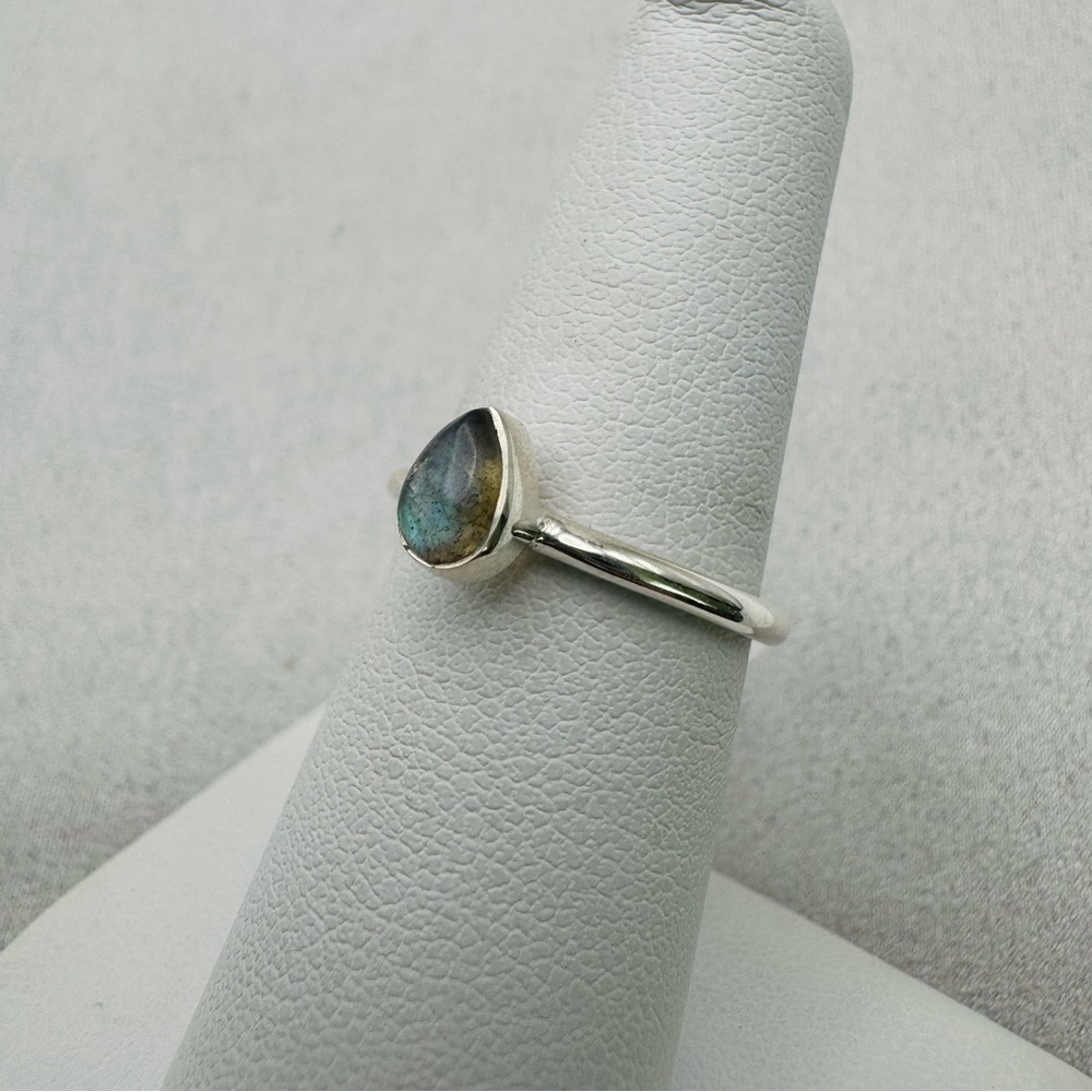 Labradorite S925 Teardrop Ring - image 2